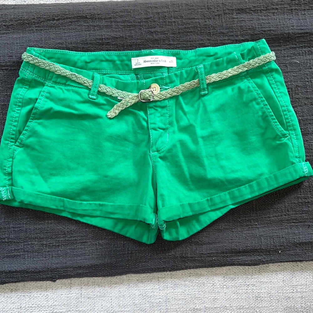 Abercrombie and Fitch shorts with belt